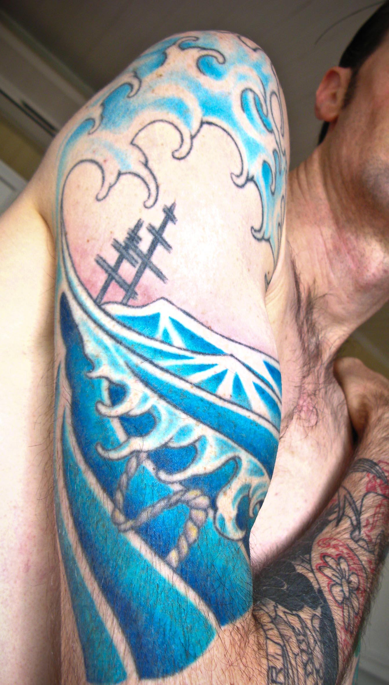 Displaying 19&gt; Images For - Simple Ocean Tattoos